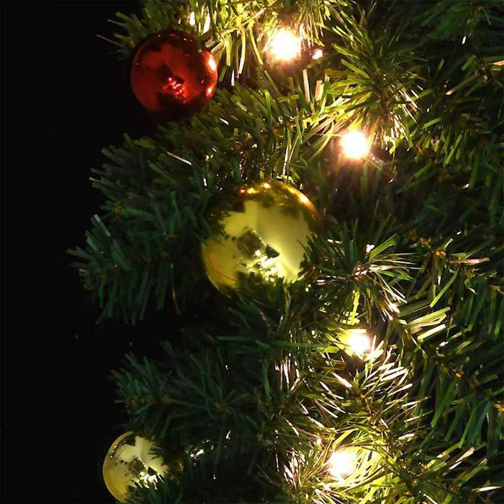 Kalėdinė girlanda 2 vnt. 600 LED Žalia 20 m PVC