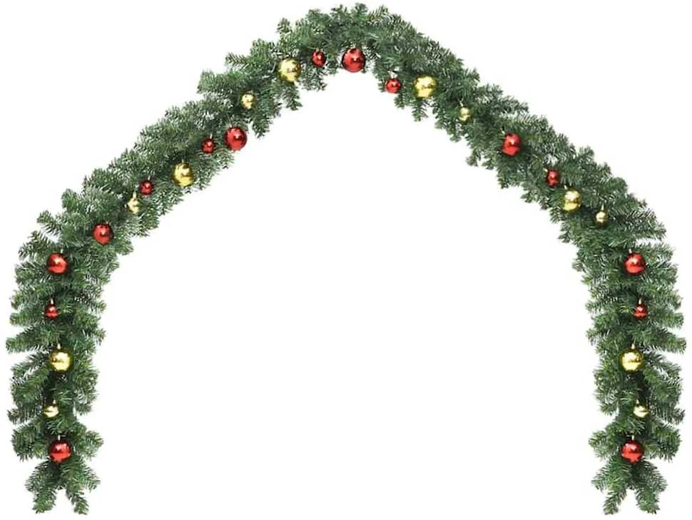 Kalėdinė girlanda 2 vnt. 600 LED Žalia 20 m PVC