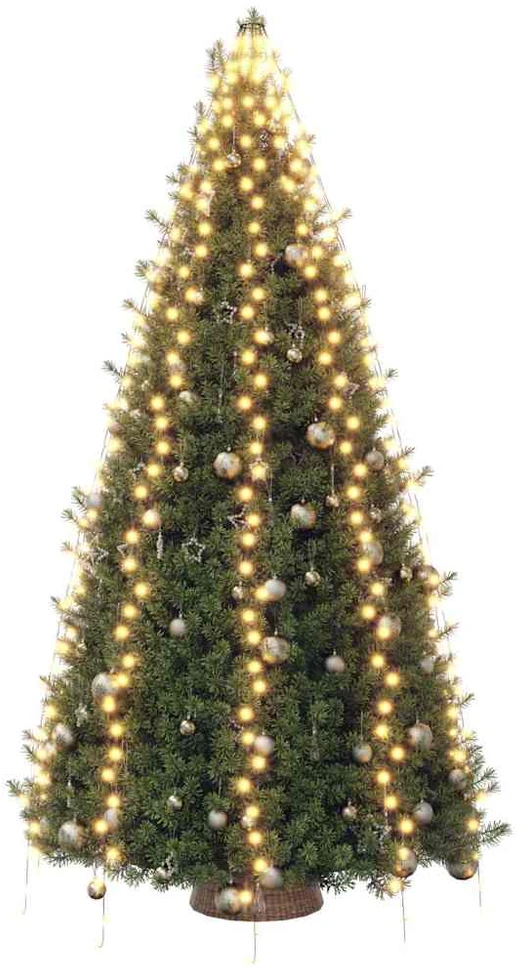 Kalėdinė girlianda eglutei-tinklas su 400 LED lempučių, 400cm