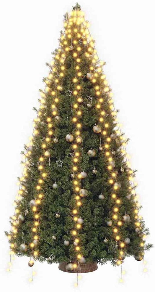 Kalėdinė girlianda eglutei-tinklas su 500 LED lempučių, 500cm