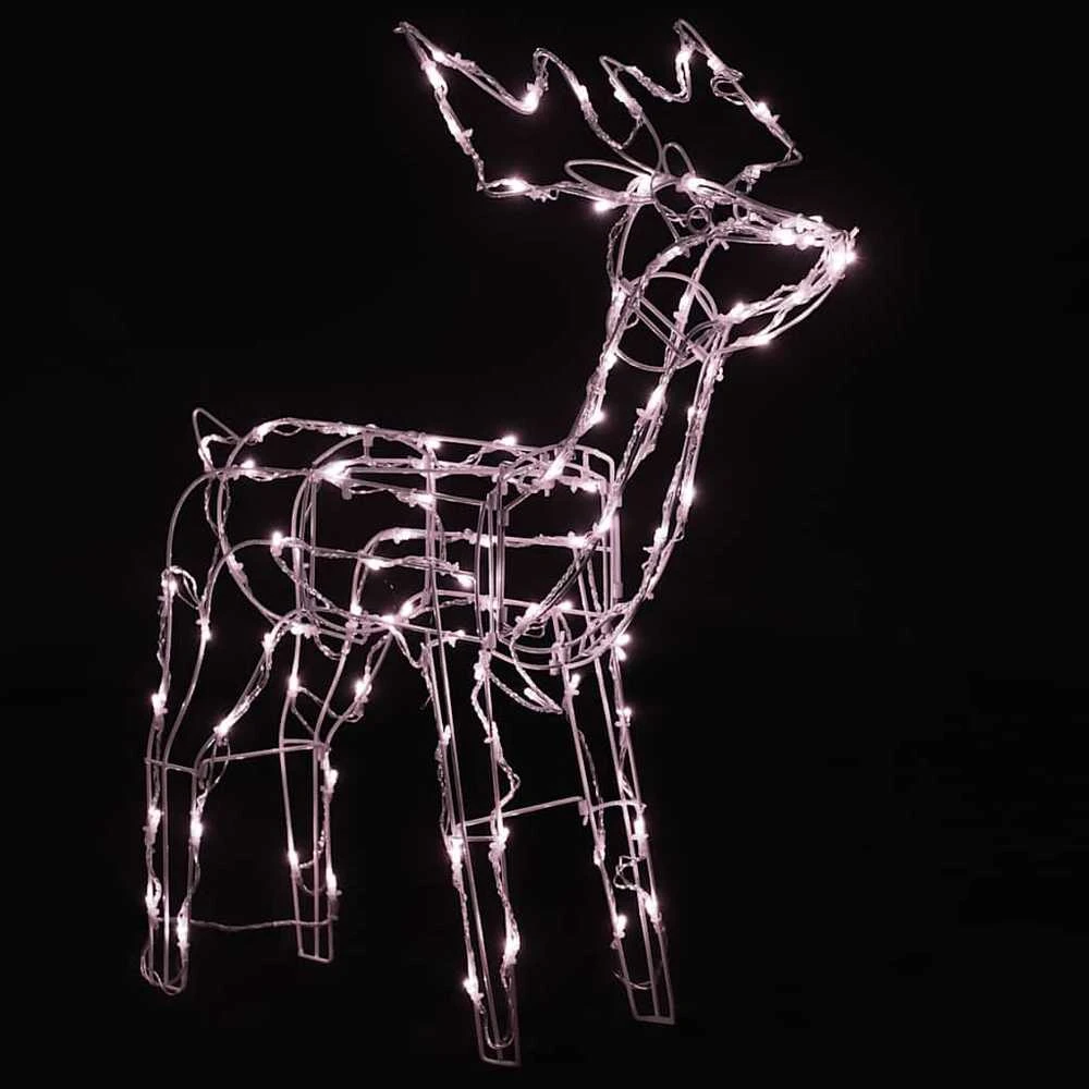 Kalėdinė lempučių ekspozicija, 3 dalių, elniai, 229 LED (Ekspozicinė prekė)