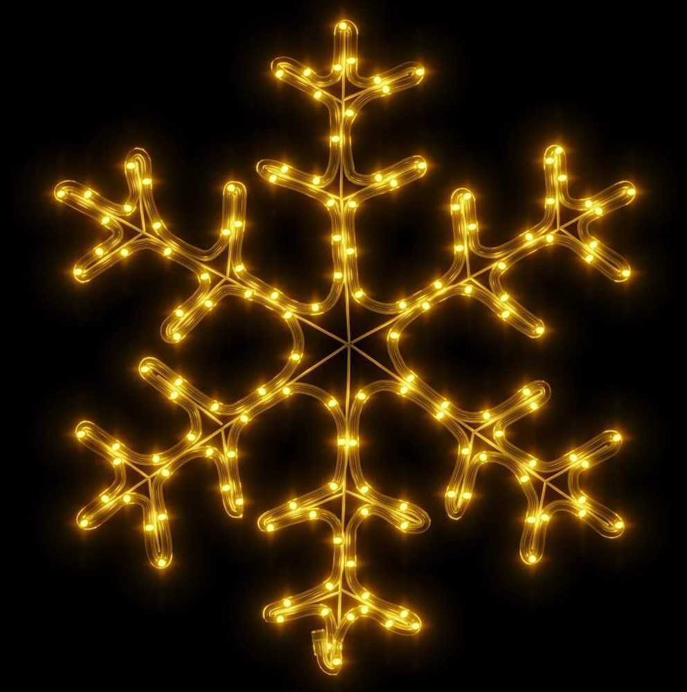 Kalėdinės dekoracijos snaigės su LED, 2vnt., 59x59cm