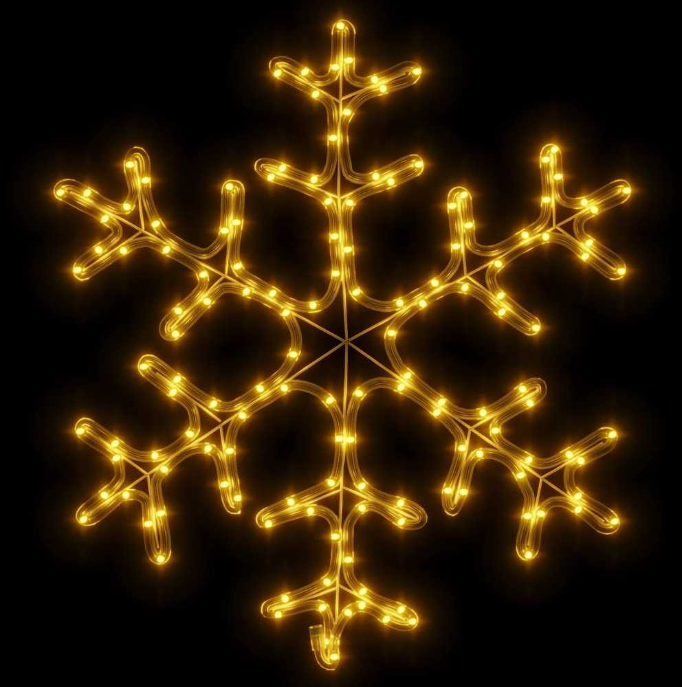 Kalėdinės dekoracijos snaigės su LED, 2vnt., 59x59cm