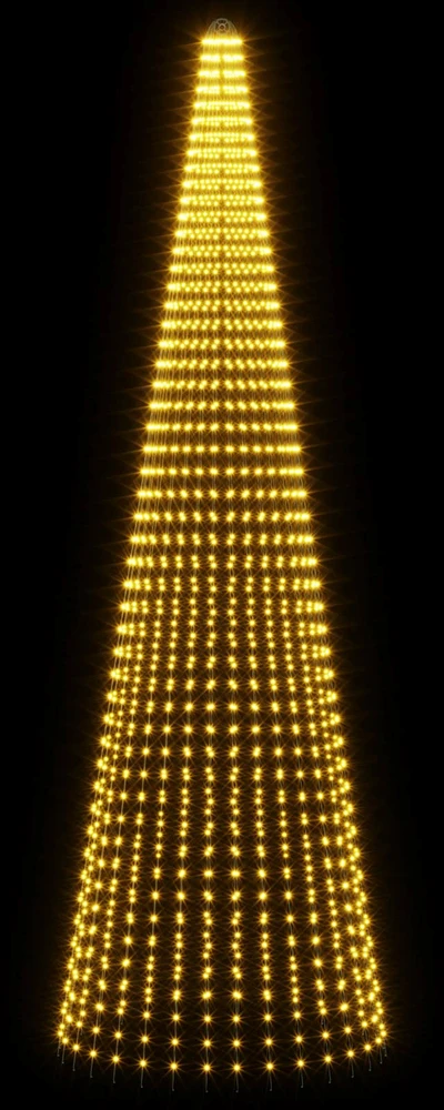 Kalėdų eglutės lemputės su smeigėmis 1632 LED Šilta balta ir