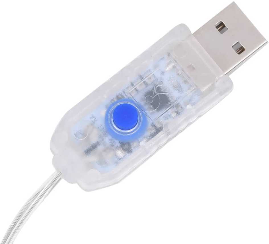 Kalėdiniai elniai, 4vnt., akrilas, 160 šaltų baltų LED
