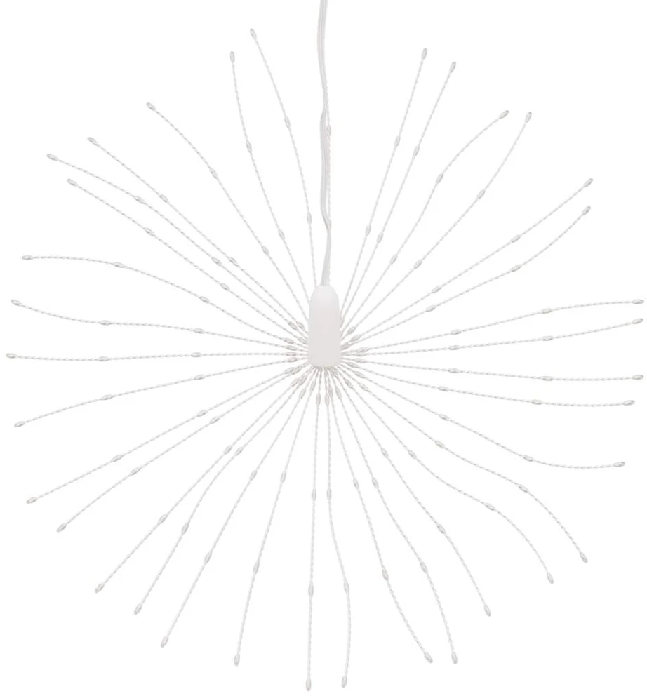 Kalėdiniai šviestuvai fejerverkai, 4vnt., 140 mėlynų LED, 17cm
