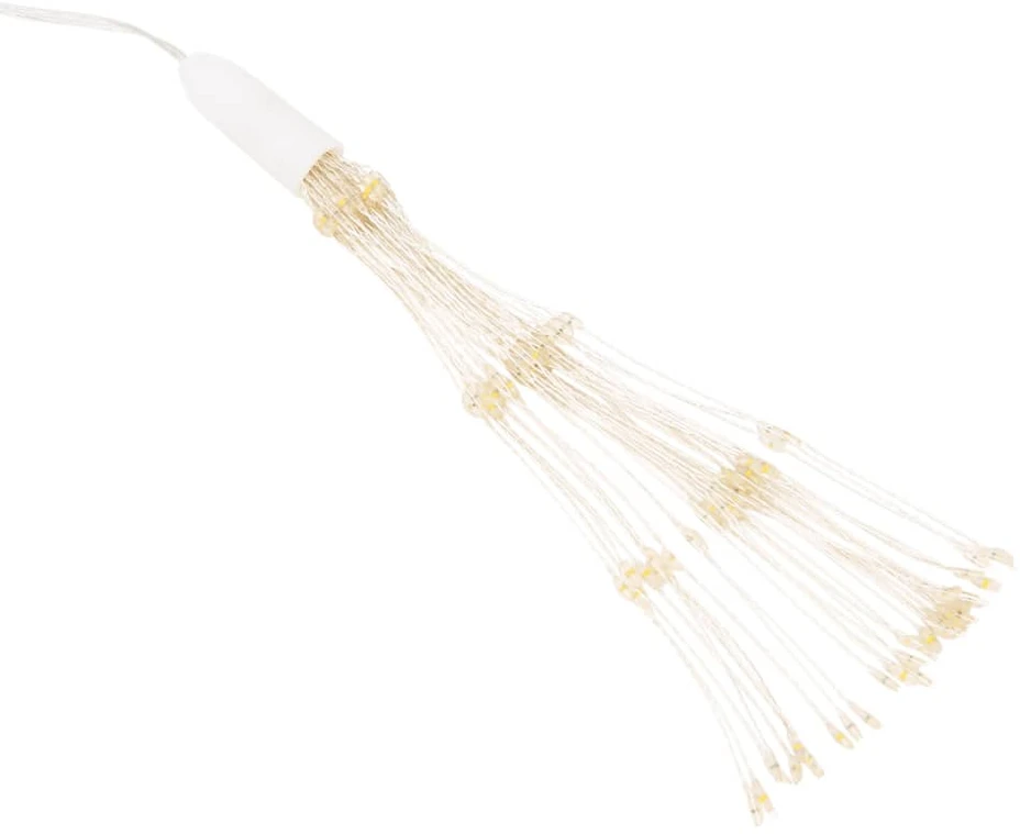 Kalėdiniai šviestuvai fejerverkai, 8 vnt., 140 mėlynų LED, 17cm