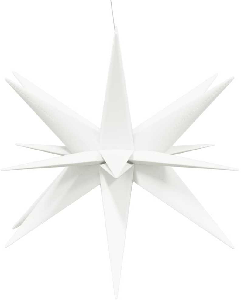 Kalėdiniai šviestuvai su LED, 3vnt., balti, 100cm, sulankstomi