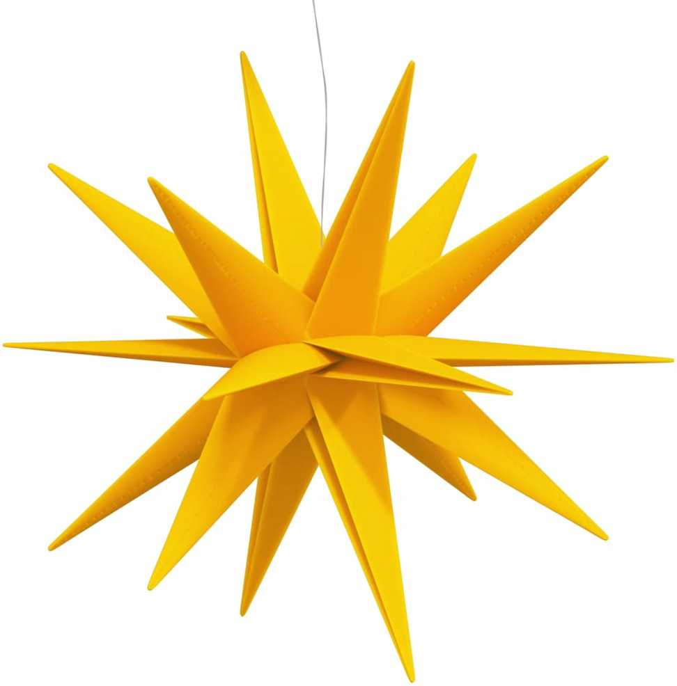 Kalėdiniai šviestuvai su LED, 3vnt., geltoni, 100cm