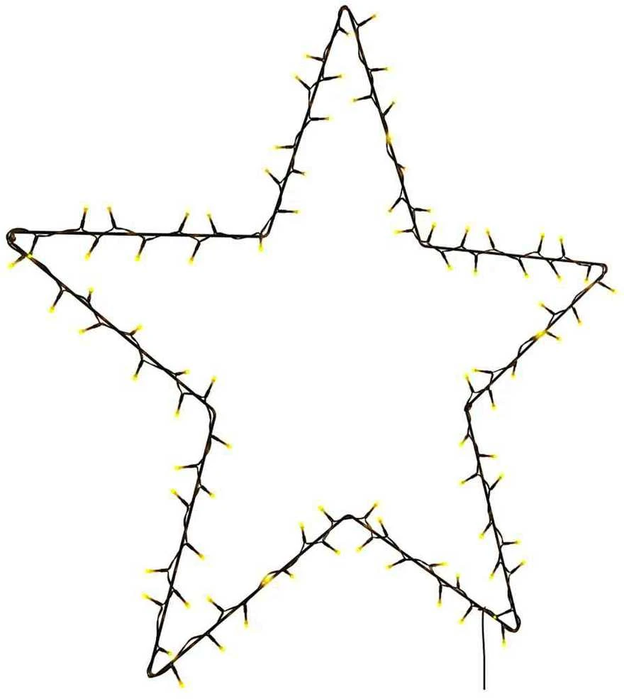 Kalėdiniai žibintai Star Silhouette 115 LED šiltai balta