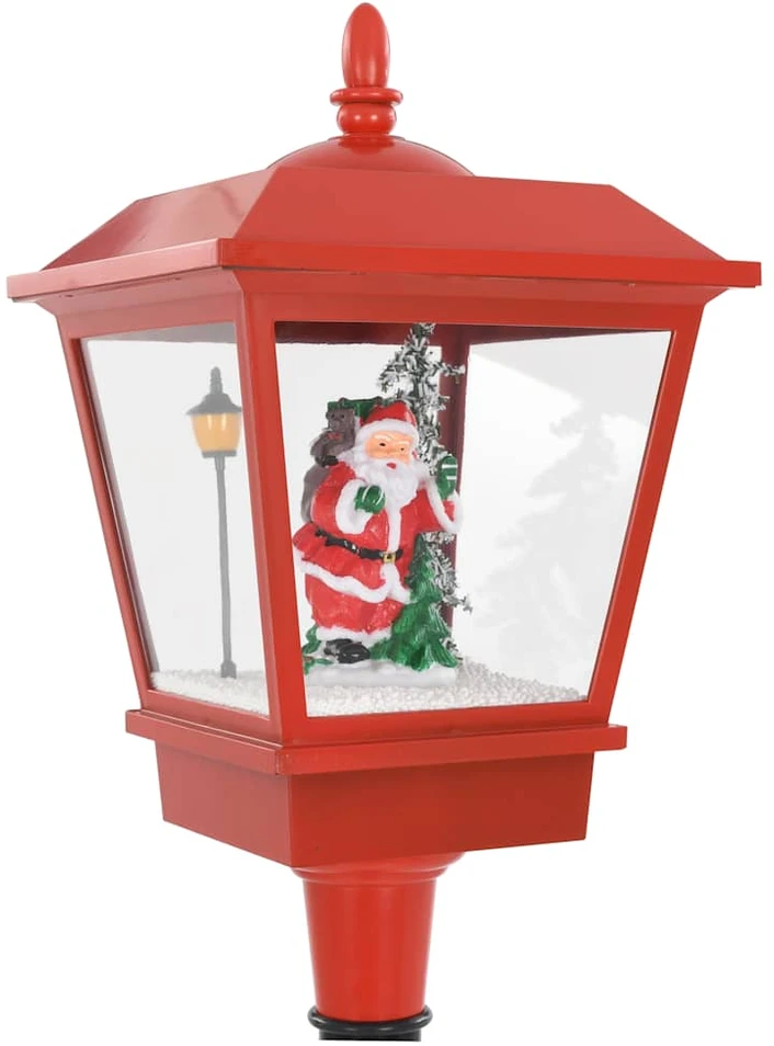 Kalėdinis gatvės šviestuvas su Kalėdų seneliu, 180 cm, LED