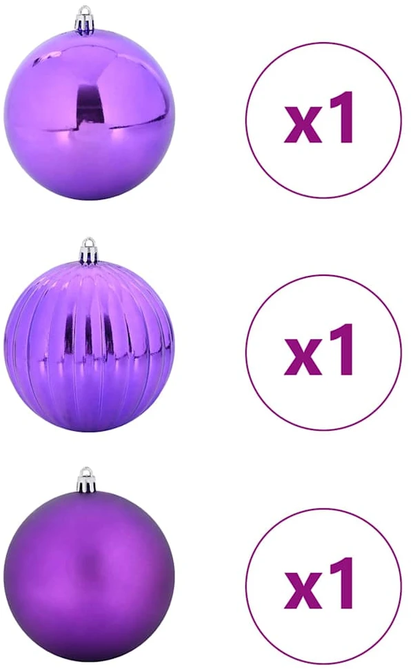 Kalėdinis Kabinamas Rinkinys XXL 3 vnt. Alyvos Ø 25 cm