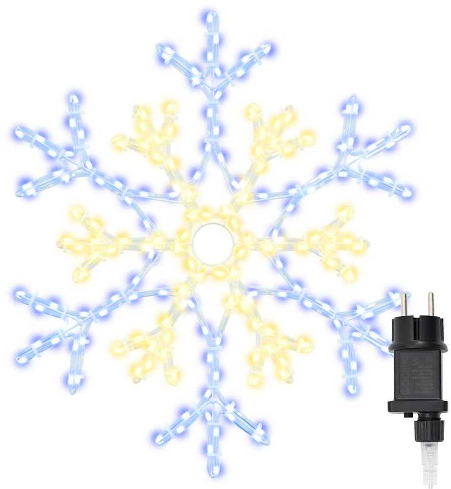 Kalėdinis snaigė su 180 LED Šilta balta 56 x 49 x 0.7 cm PVC