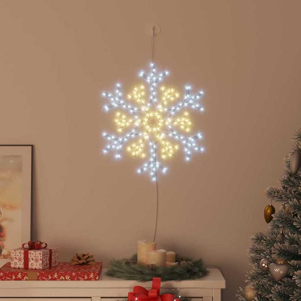 Kalėdinis snaigė su 180 LED Šilta balta 56 x 49 x 0.7 cm PVC