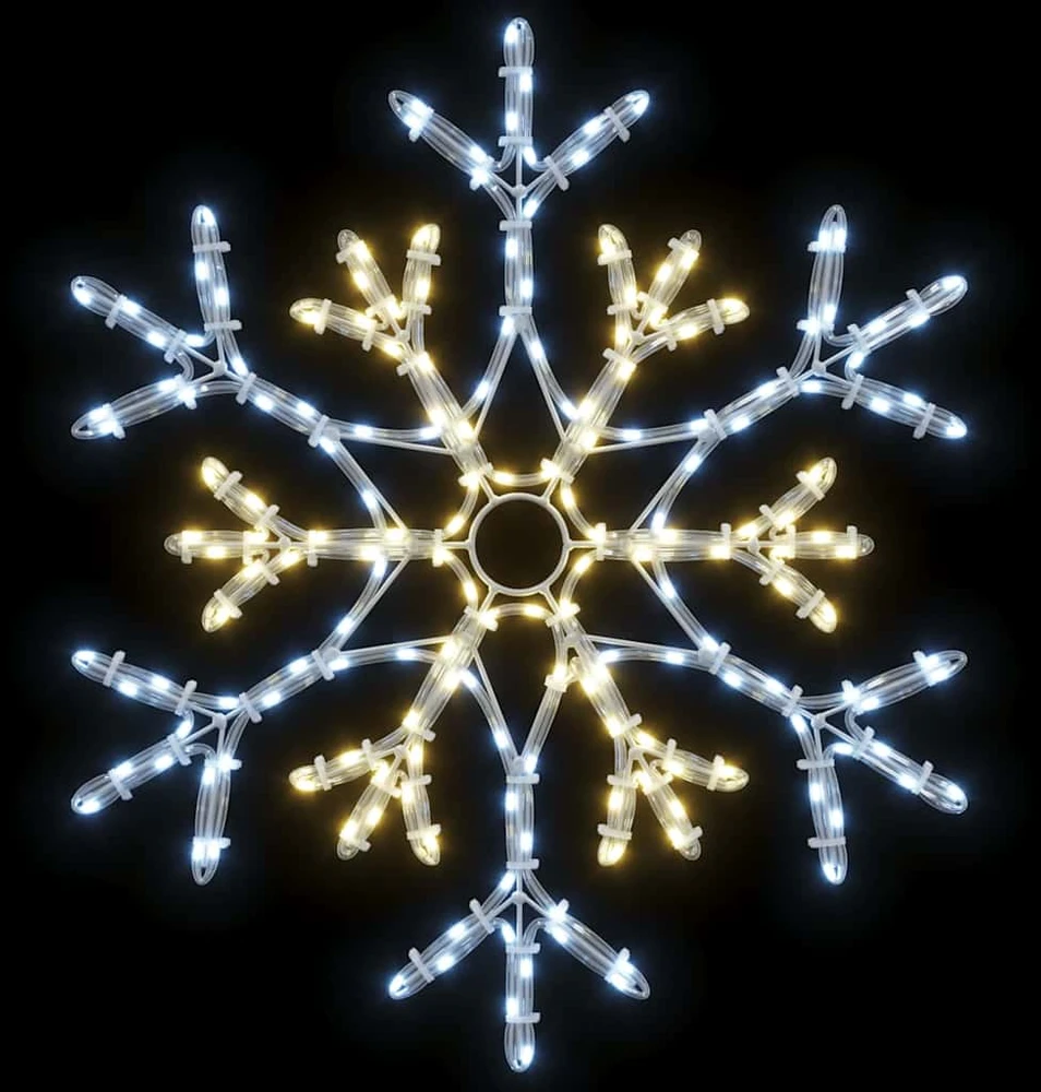 Kalėdinis snaigė su 180 LED Šilta balta 56 x 49 x 0.7 cm PVC