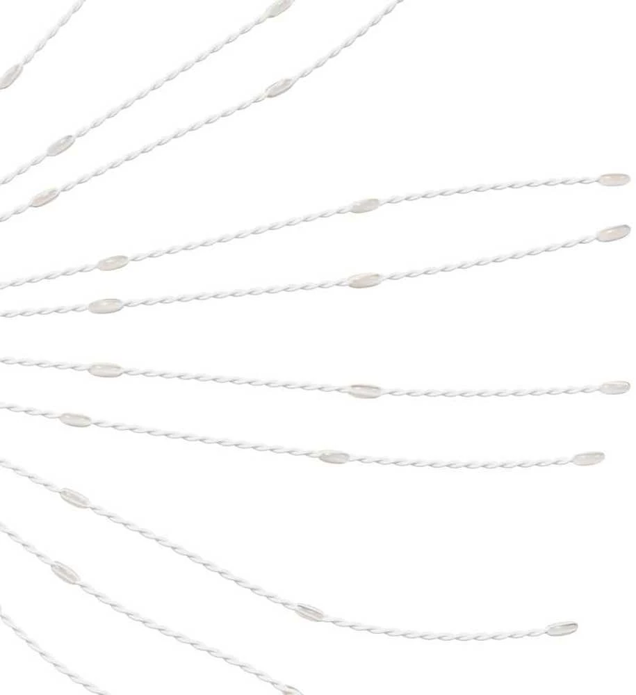 Kalėdinis šviestuvas fejerverkas, 140 šaltų baltų LED, 17cm