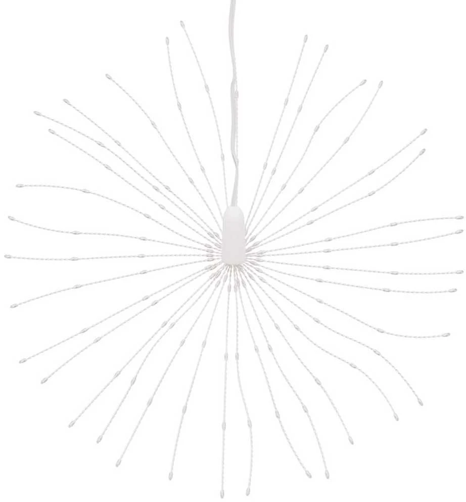 Kalėdinis šviestuvas fejerverkas, 140 spalvotų LED, 17cm