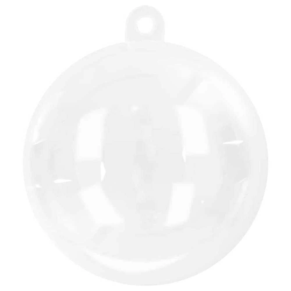 Kalėdinių Kraitės Rinkinys 25 vnt. Skaidrus Ø 10 cm Plastmasė