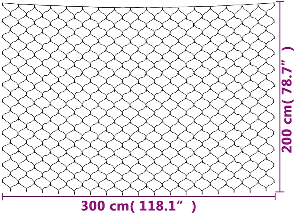 Kalėdinių lempučių tinklas, 3x2m, 204 šaltos baltos LED