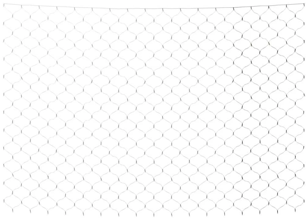 Kalėdinių lempučių tinklas, 3x2m, 204 šaltos baltos LED