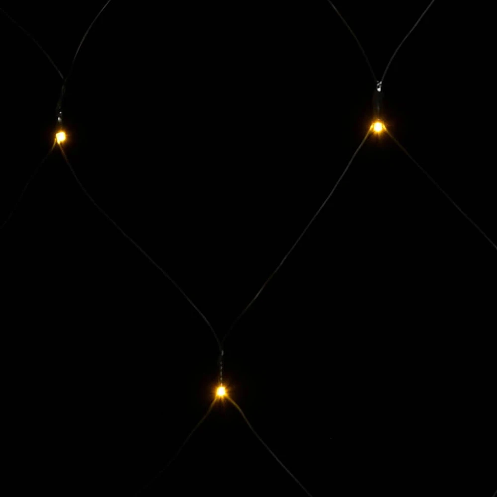 Kalėdinių lempučių tinklas, 3x3m, 306 šiltos baltos LED