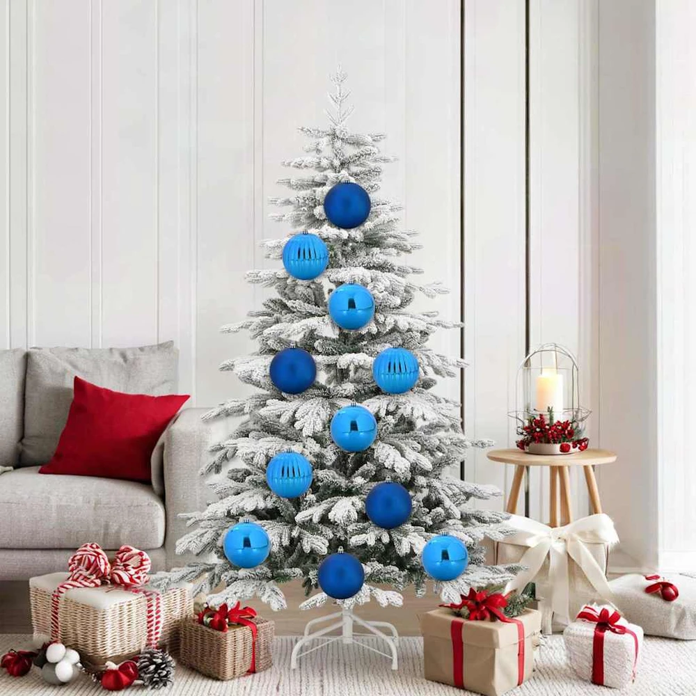 Kalėdų Burbulų Rinkinys XL 9 vnt. Mėlyna Ø 15 cm Plastmasė