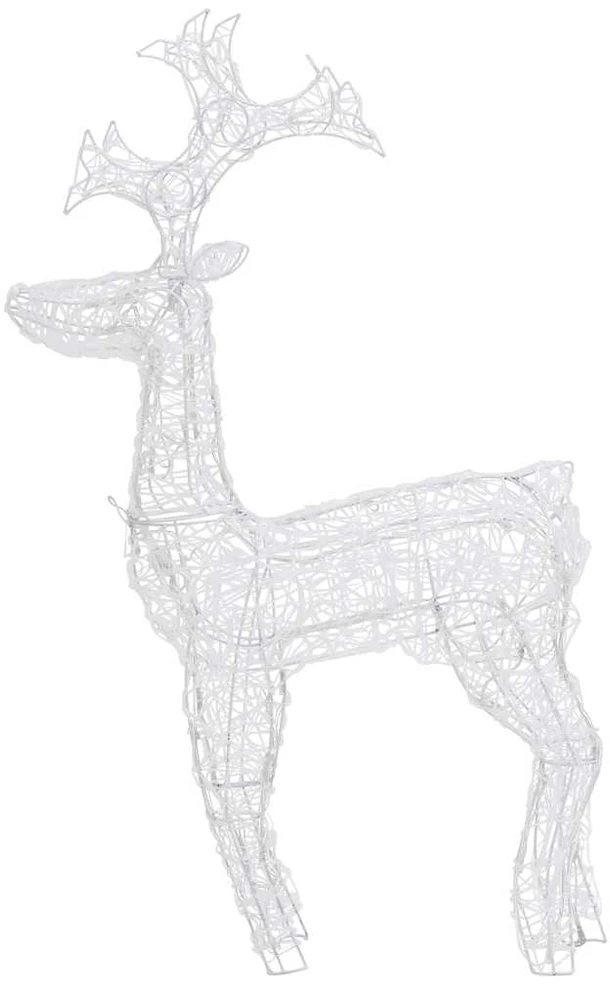 Kalėdų dekoracijos elniai, 3vnt., 60x16x100cm, akrilas