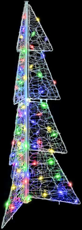 Kalėdų eglutė 100 LED Įvairiaspalvis 120 cm Akrilas