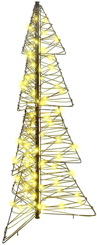 Kalėdų eglutė 100 LED Šilta balta 120 cm Ratanas