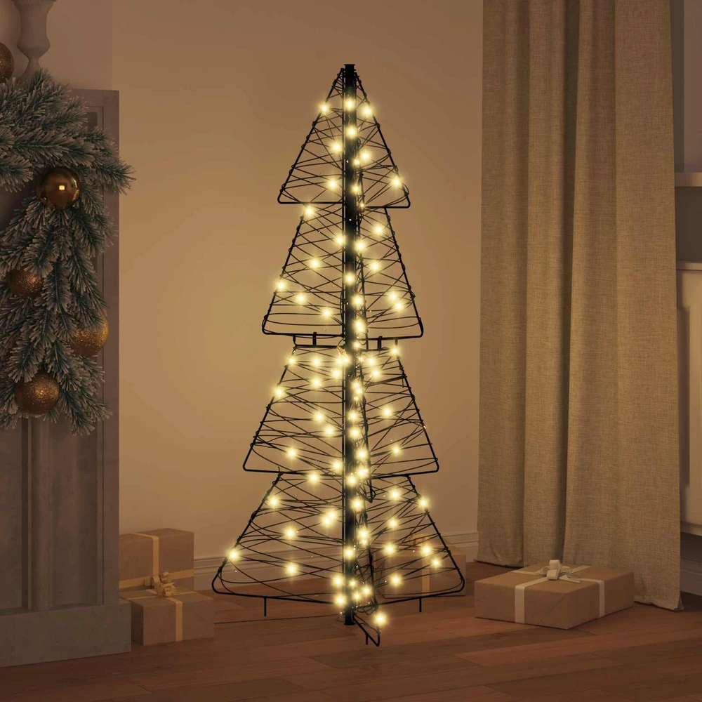 Kalėdų eglutė 100 LED Šilta balta 120 cm Ratanas