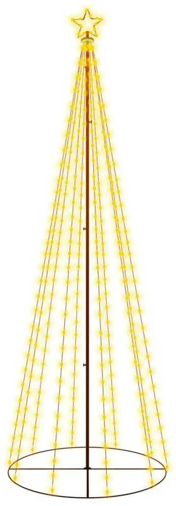 Kalėdų eglutė, 100x300cm, kūgio formos, 310 šiltų baltų LED