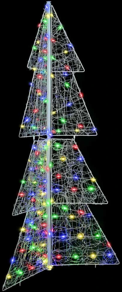 Kalėdų eglutė 160 LED Įvairiaspalvis 150 cm Akrilas