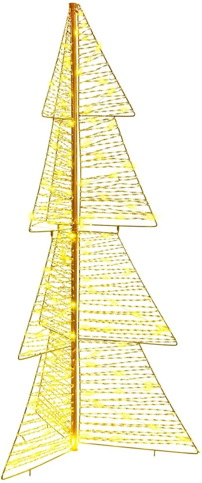 Kalėdų eglutė 160 LED Šilta balta 150 cm PET