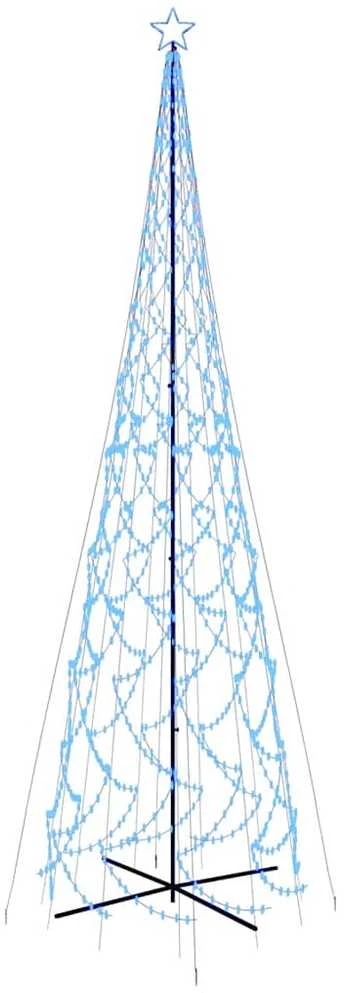 Kalėdų eglutė, 230x800cm, kūgio formos, 3000 mėlynų LED
