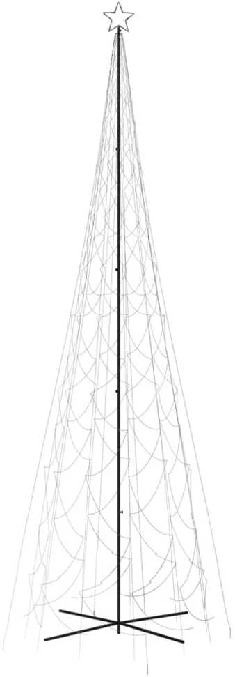 Kalėdų eglutė, 230x800cm, kūgio formos, 3000 šaltų baltų LED