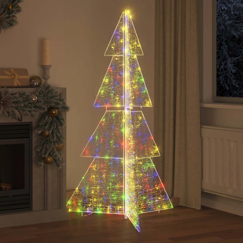Kalėdų eglutė 240 LED Įvairiaspalvis 180 cm Akrilas