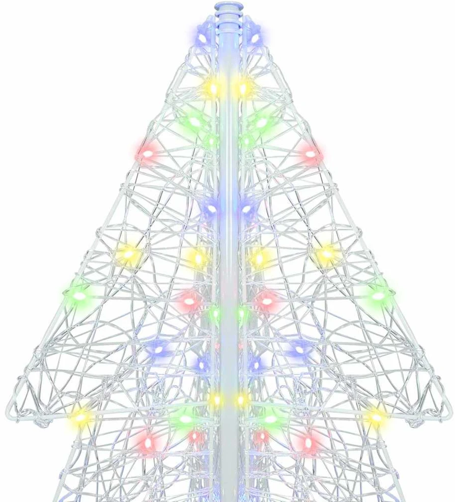 Kalėdų eglutė 240 LED Įvairiaspalvis 180 cm Akrilas