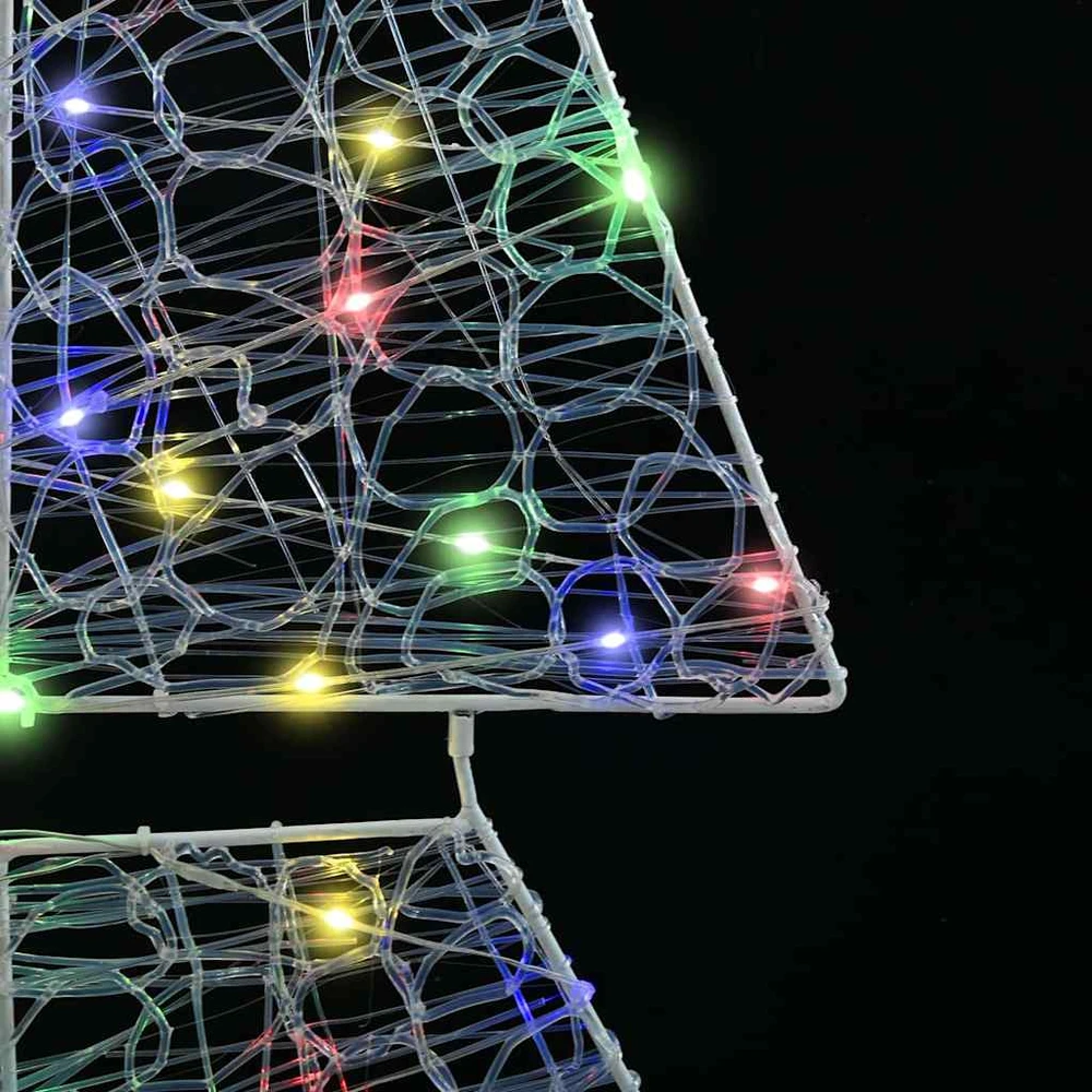 Kalėdų eglutė 240 LED Įvairiaspalvis 180 cm Akrilas