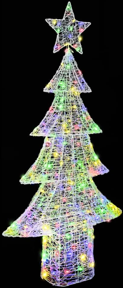 Kalėdų eglutė 240 LED Įvairiaspalvis 180 cm Akrilas
