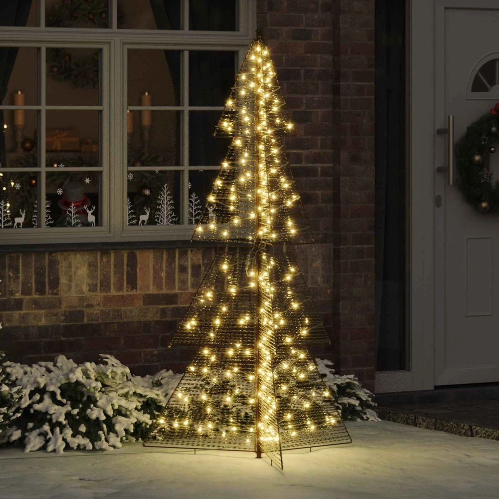 Kalėdų eglutė 240 LED Šilta balta 180 cm PET