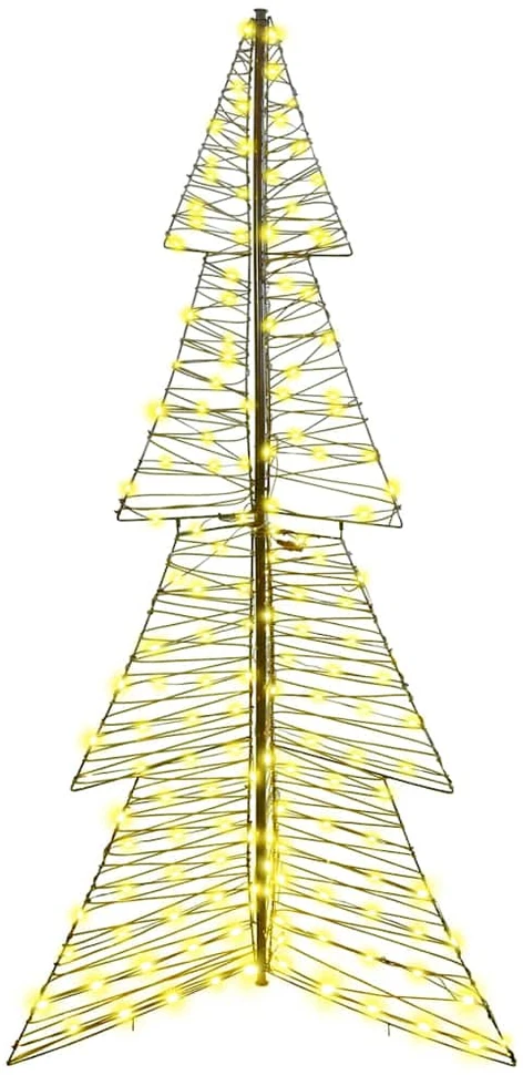 Kalėdų eglutė 240 LED Šilta balta 180 cm Ratanas