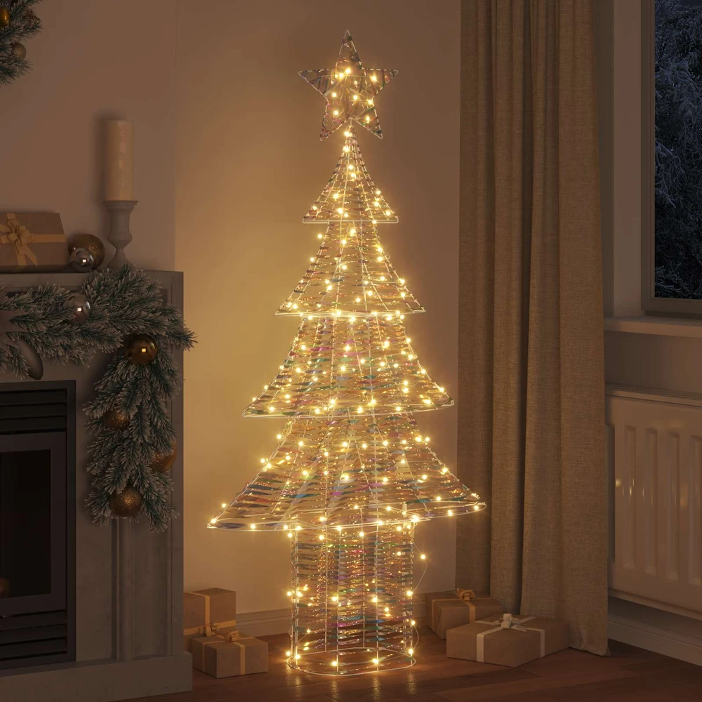 Kalėdų eglutė 240 LED Šilta balta 181 cm PET