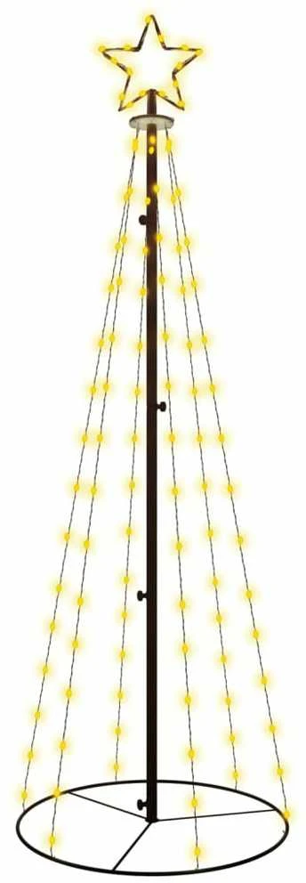 Kalėdų eglutė, 70x180cm, kūgio formos, 108 šiltos baltos LED