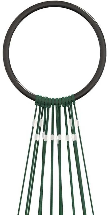Kalėdų eglutė ant vėliavos stiebo, 500cm, 732 šiltos baltos LED