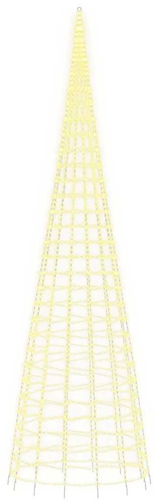 LED Kalėdų eglutė 3000 LED šiltai balta 800 cm