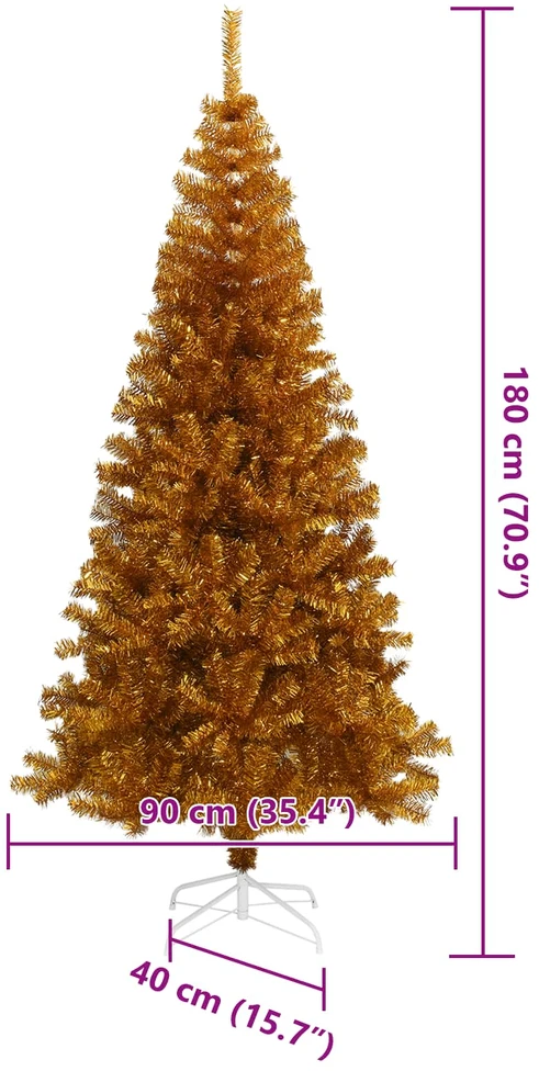 Kalėdų eglutė Auksinė 180 cm PET