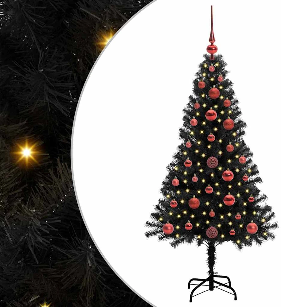 Kalėdų eglutė Juoda 120 cm PVC