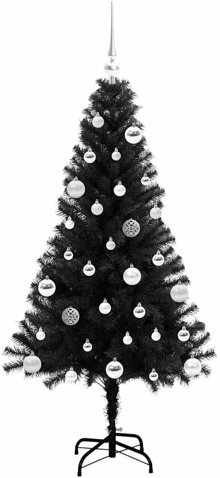 Kalėdų eglutė Juoda 150 cm PVC