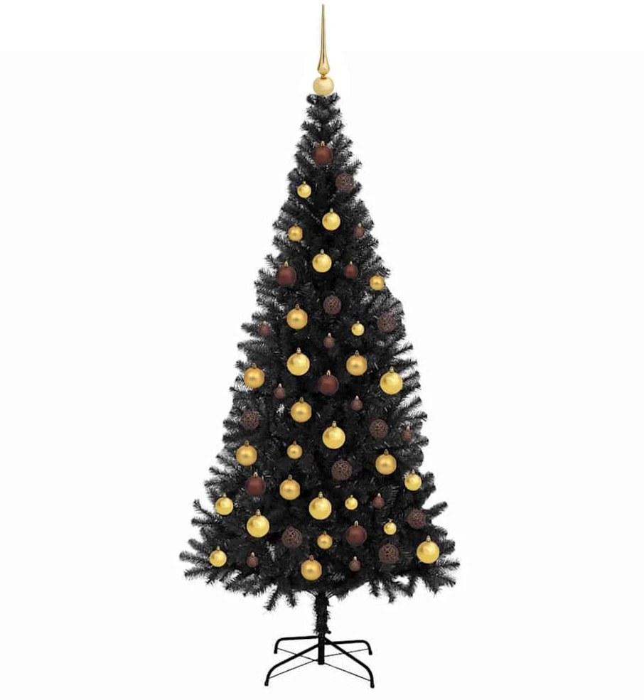 Kalėdų eglutė Juoda 180 cm PVC