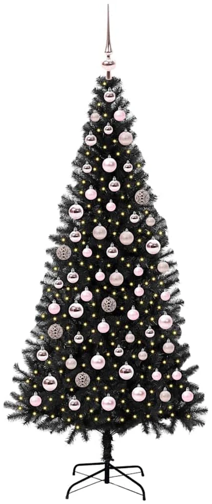 Kalėdų eglutė Juoda 180 cm PVC